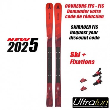 SKI ATOMIC REDSTER G9 GEANT FIS JUNIOR + FIXATIONS 2025